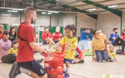 Making Friends Before School With Our Football For Tots