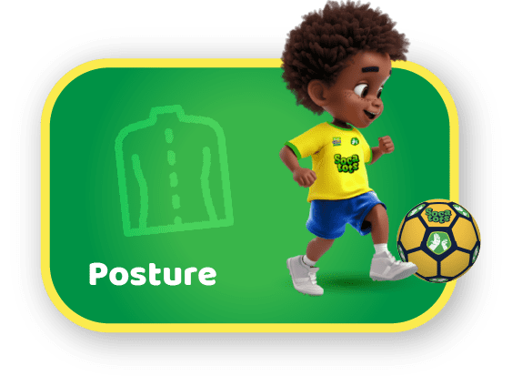 Posture - SOCATOTS toddler football training objective