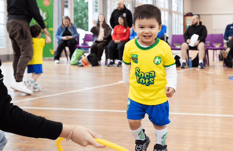Football drills for toddlers.