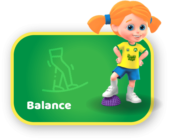 Balance - SOCATOTS toddler football training objective