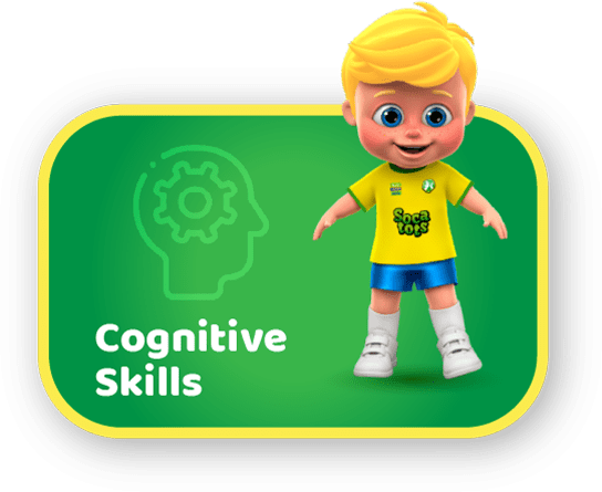 Cognitive Skills - SOCATOTS toddler football training objective