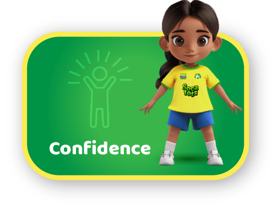Confidence - SOCATOTS toddler football training objective