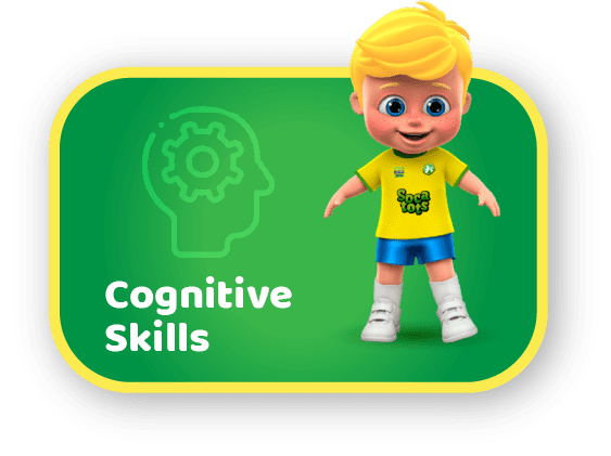 Cognitive Skills - SOCATOTS toddler football training objective